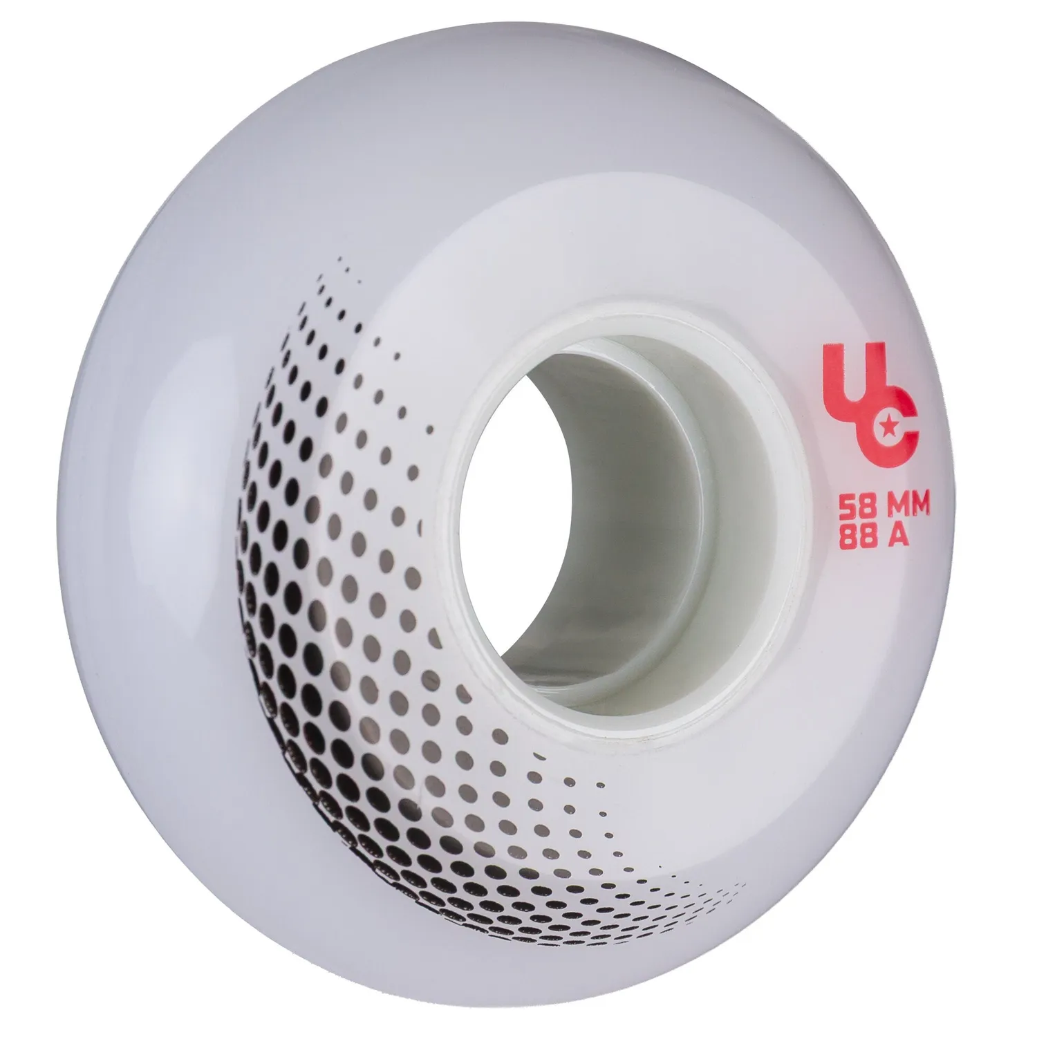 Undercover Vortex 58mm 88A hjul 4-pak hvid