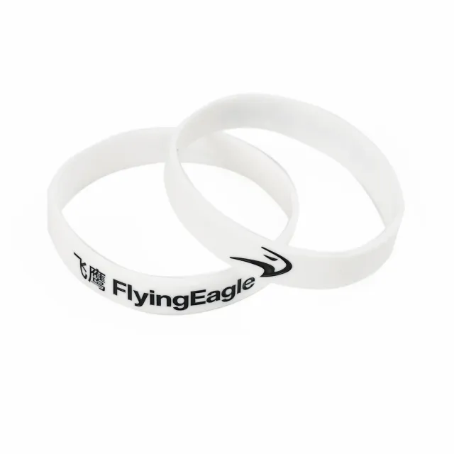 Flying Eagle Bracelet armbånd silikone sort 200mm