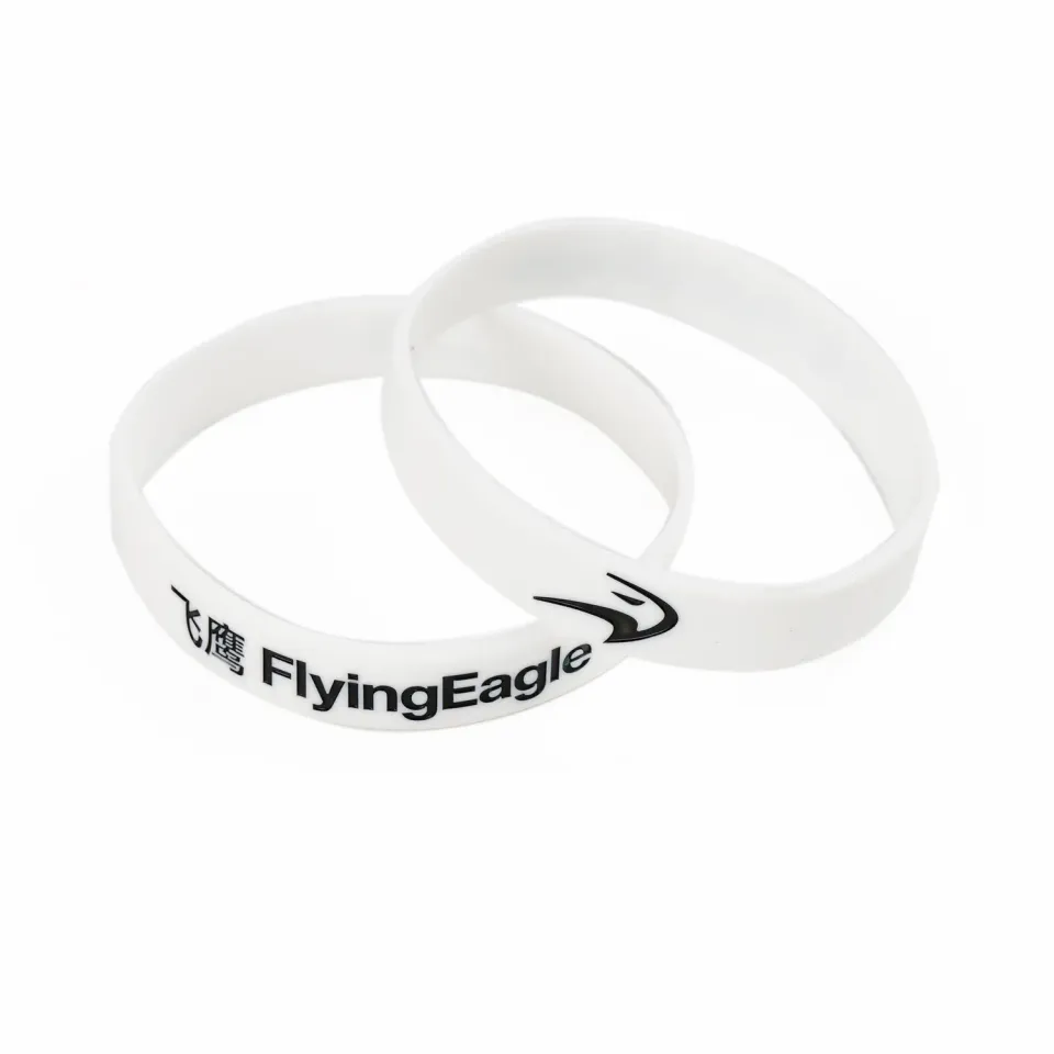 Flying Eagle Bracelet armbånd silikone sort 200mm