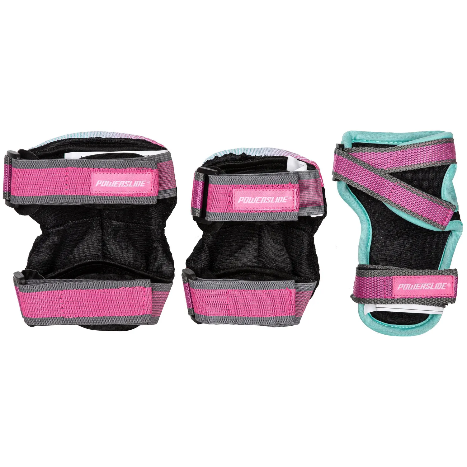 Powerslide Kids Pro Girls beskyttelsessæt pink XS