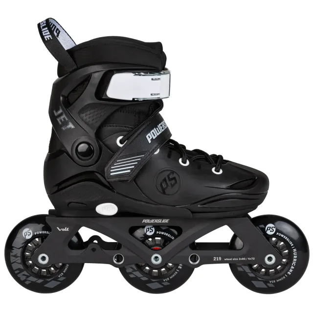 Powerslide Jet Pro Black børne rulleskøjter justerbar 3/4 hjul