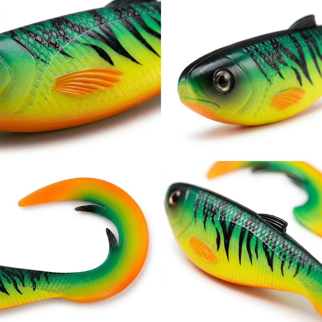 Headbanger FireTail gummiagn V2 7" Firetiger S-formet