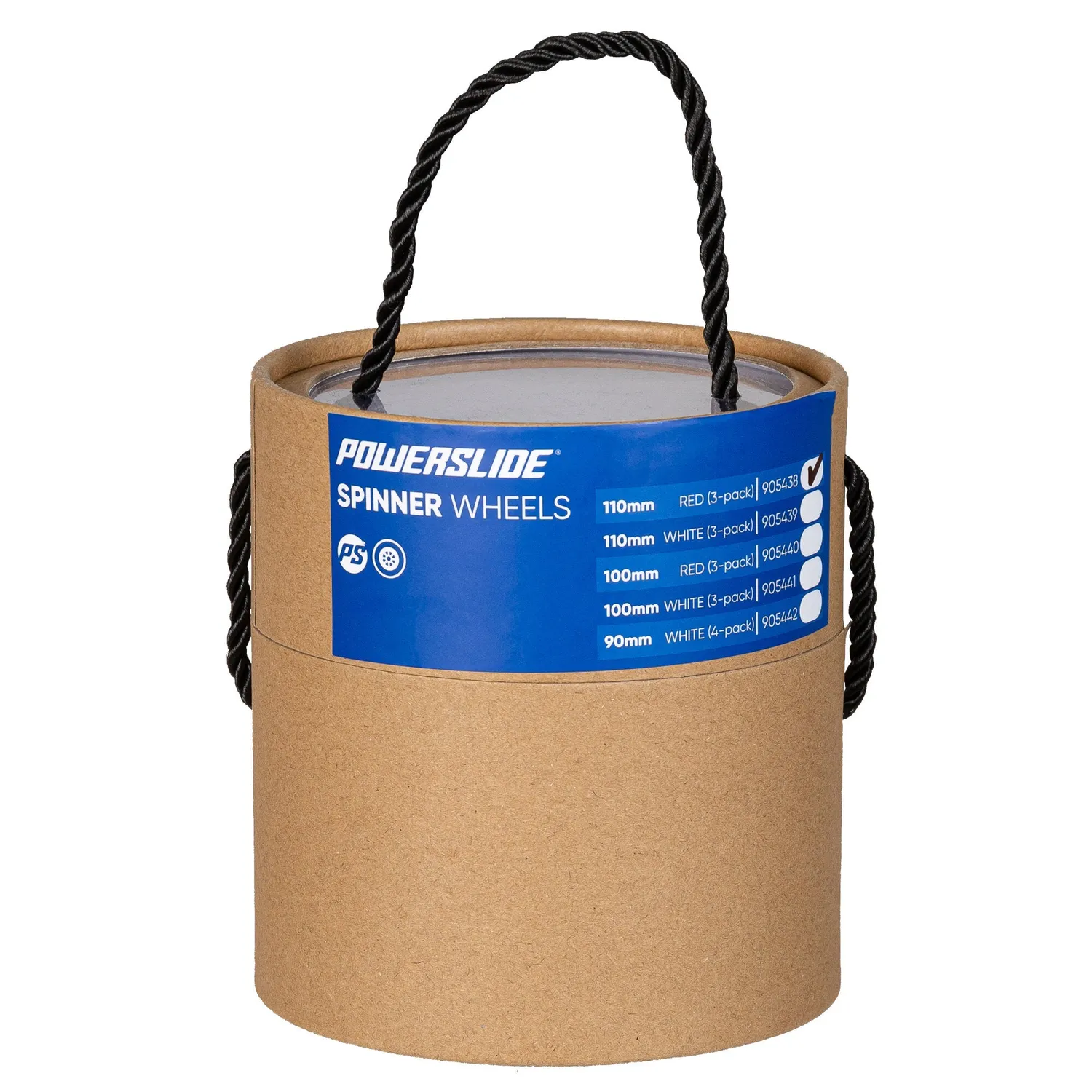 Powerslide Spinner 110 rulleskøjtehjul rød 3-pak 88A