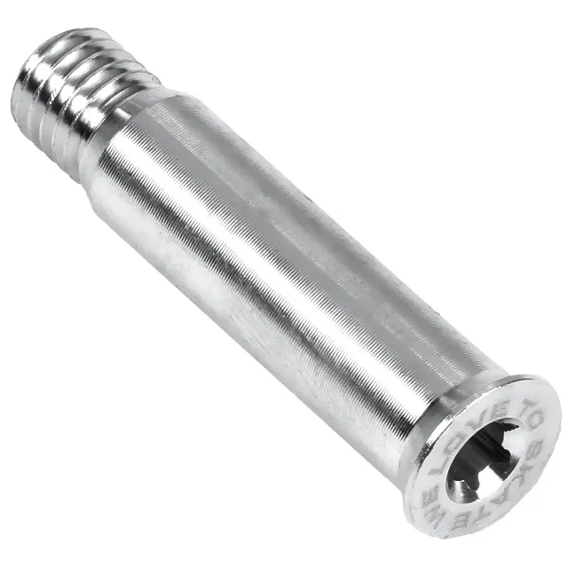 Powerslide AL Single Axle aksel 35mm grå aluminium