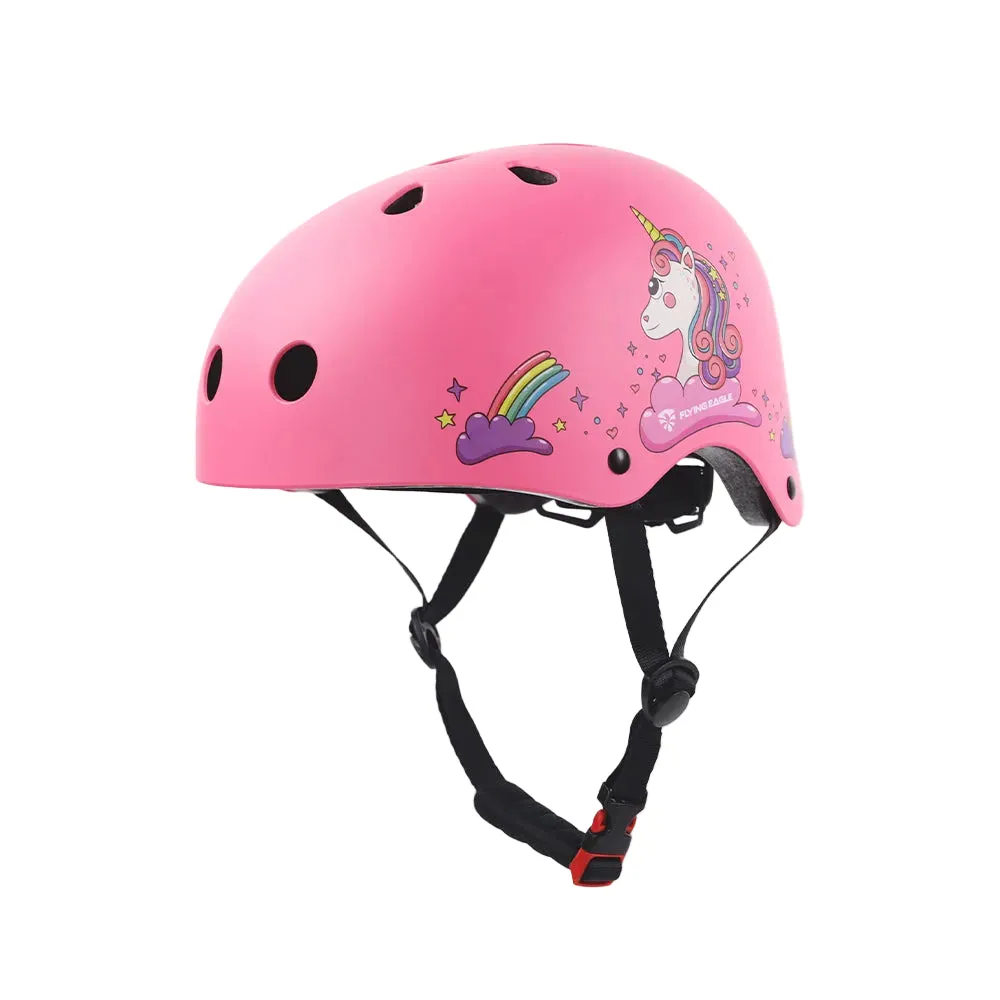 Flying Eagle Rider JR hjelm sort S 52-55 cm