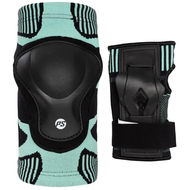 Powerslide Onesie Teal Dual beskyttelsessæt S-XL sort