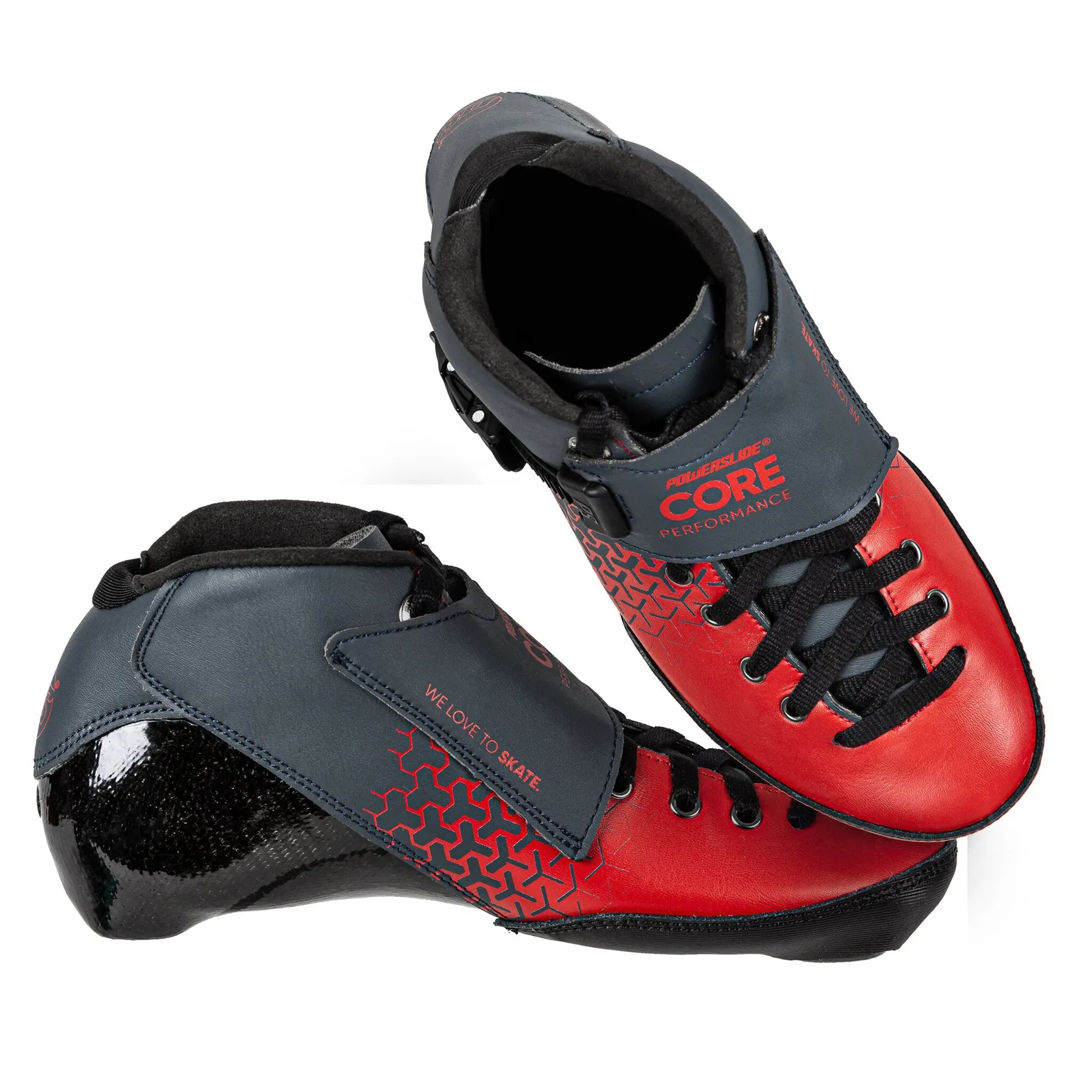 Powerslide Core Performance Red speed støvle 195mm let