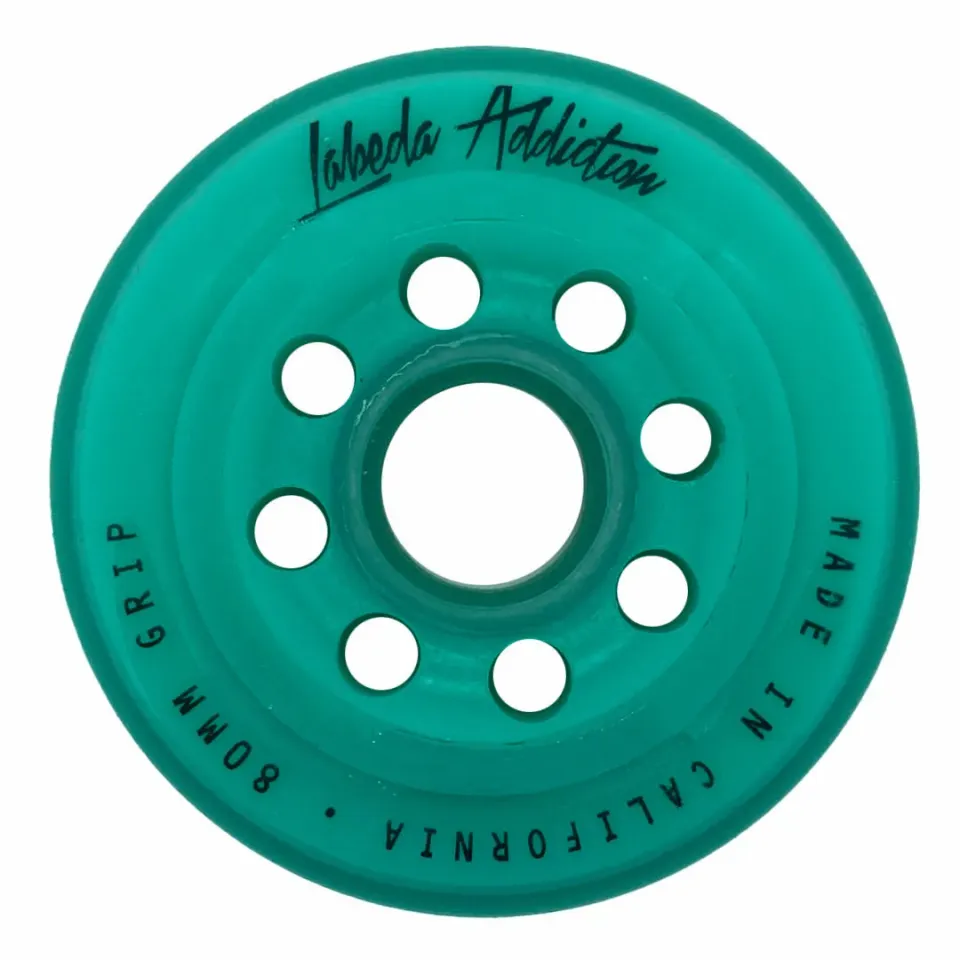 Labeda Addiction Grip rullehockeyhjul mint blem 80mm