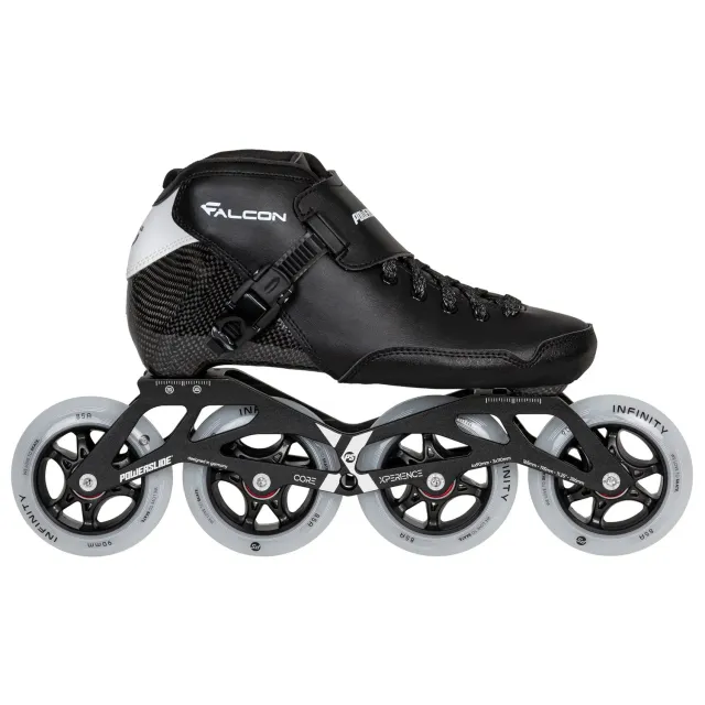 Powerslide Falcon 4x90 rulleskøjter sort speed