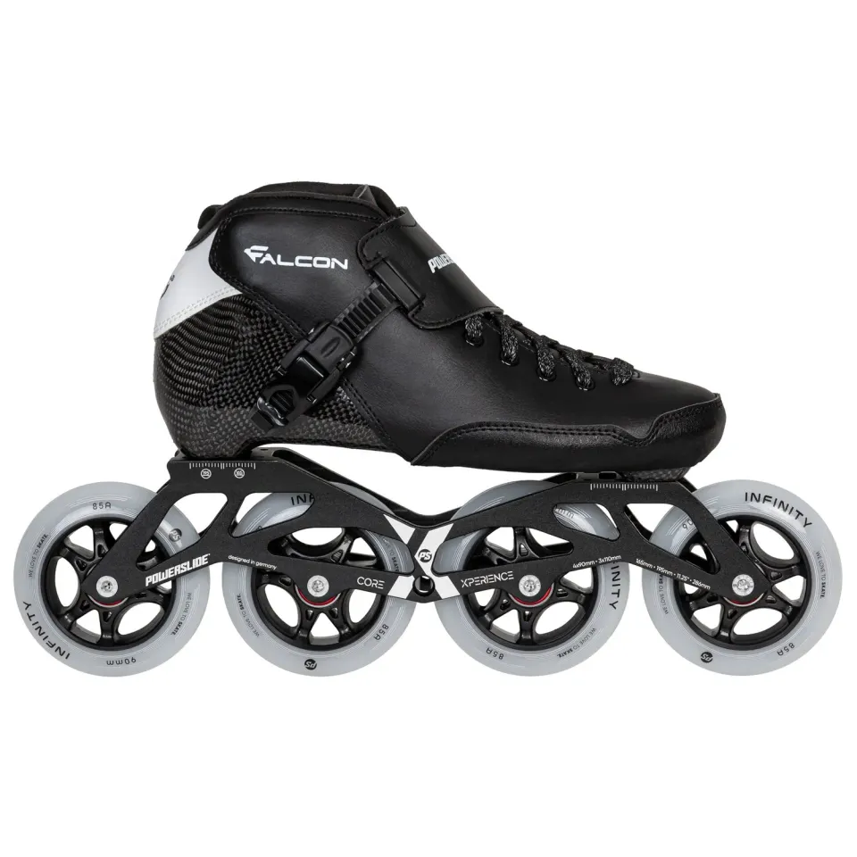 Powerslide Falcon 4x90 rulleskøjter sort speed