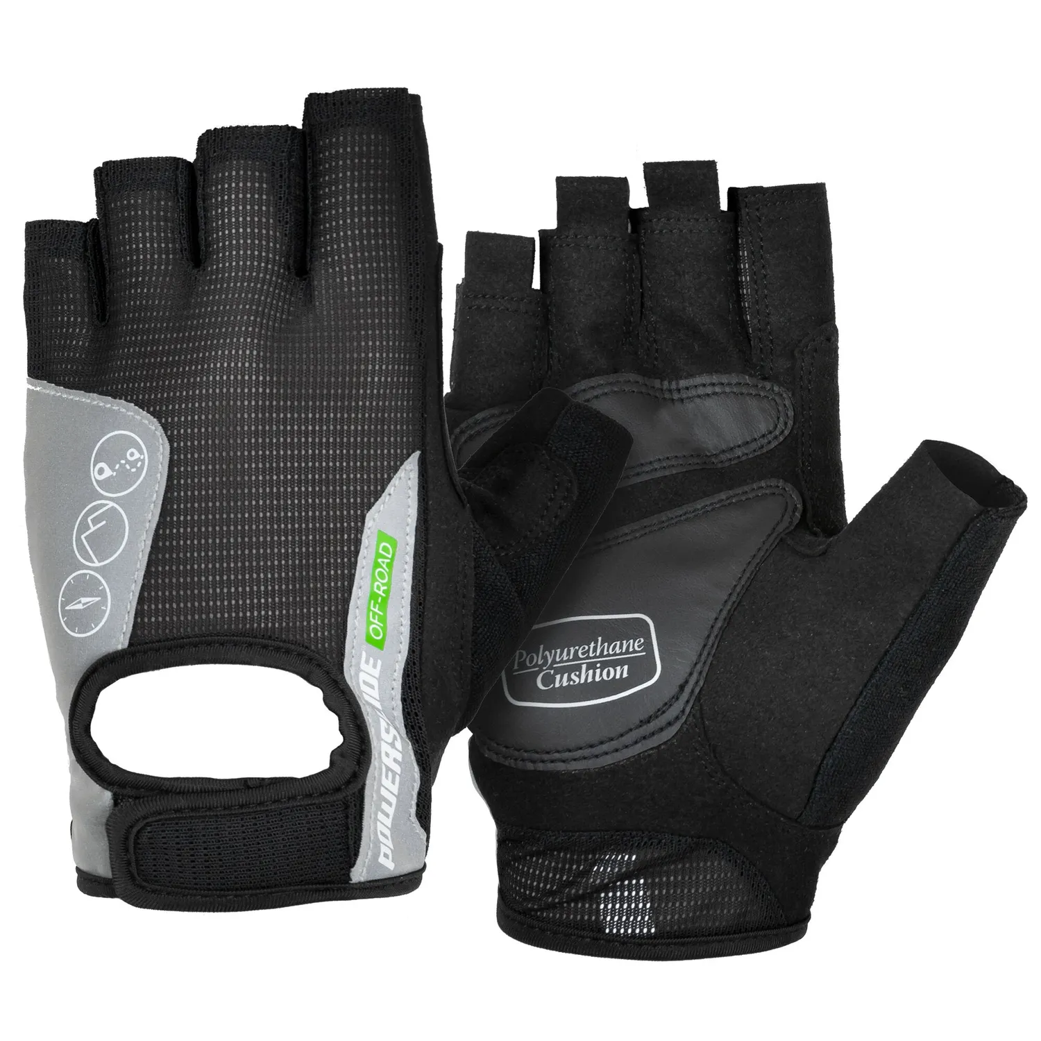 Powerslide Nordic Glove handske sort åndbar