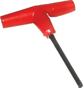 Sure-Grip T-Handle unbrakonøgle 3/16 rød