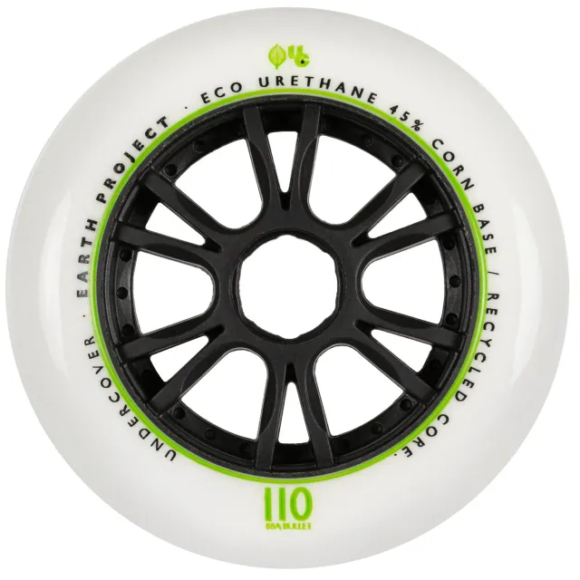 Powerslide Earth 110/88A inliner hjul 4-pak miljøvenlig