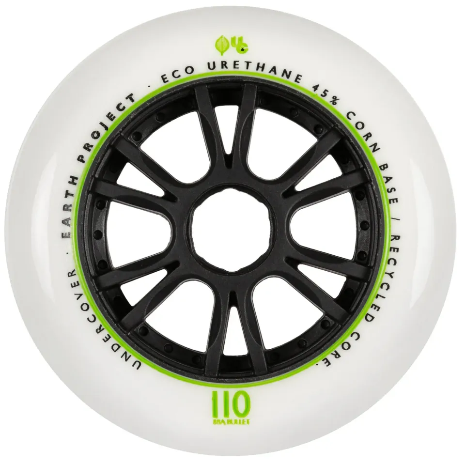 Powerslide Earth 110/88A inliner hjul 4-pak miljøvenlig