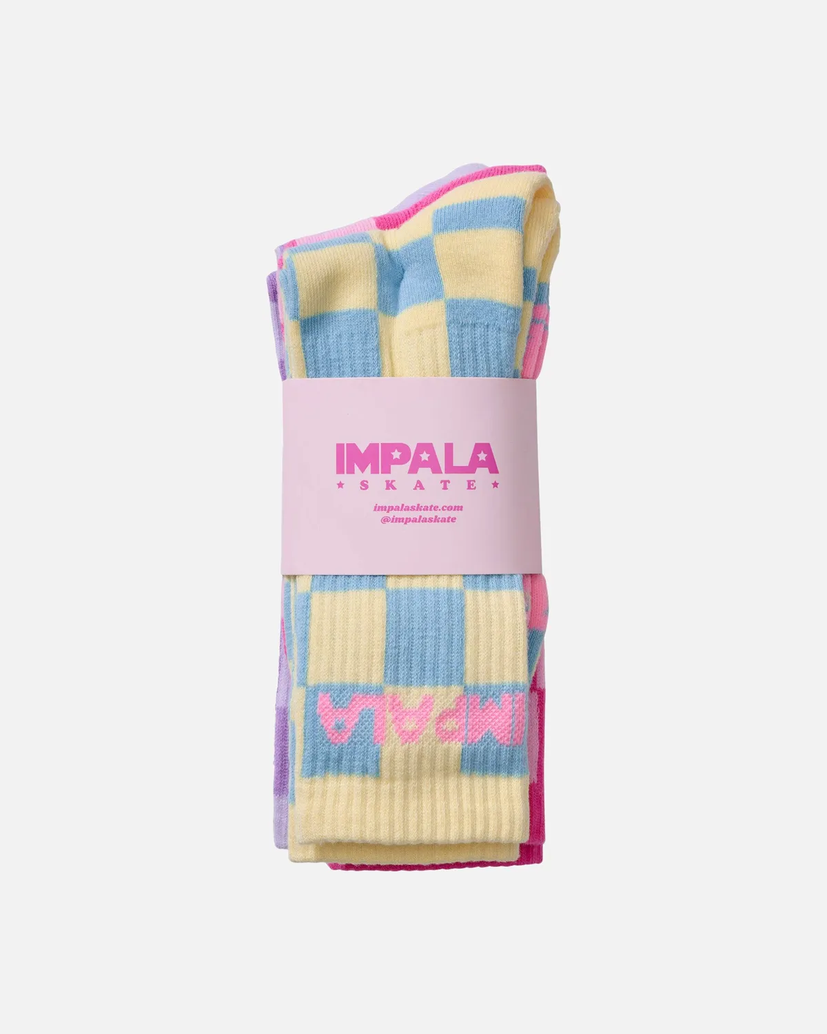 Impala Skate Sock Check skatesokker 3-pak ternet
