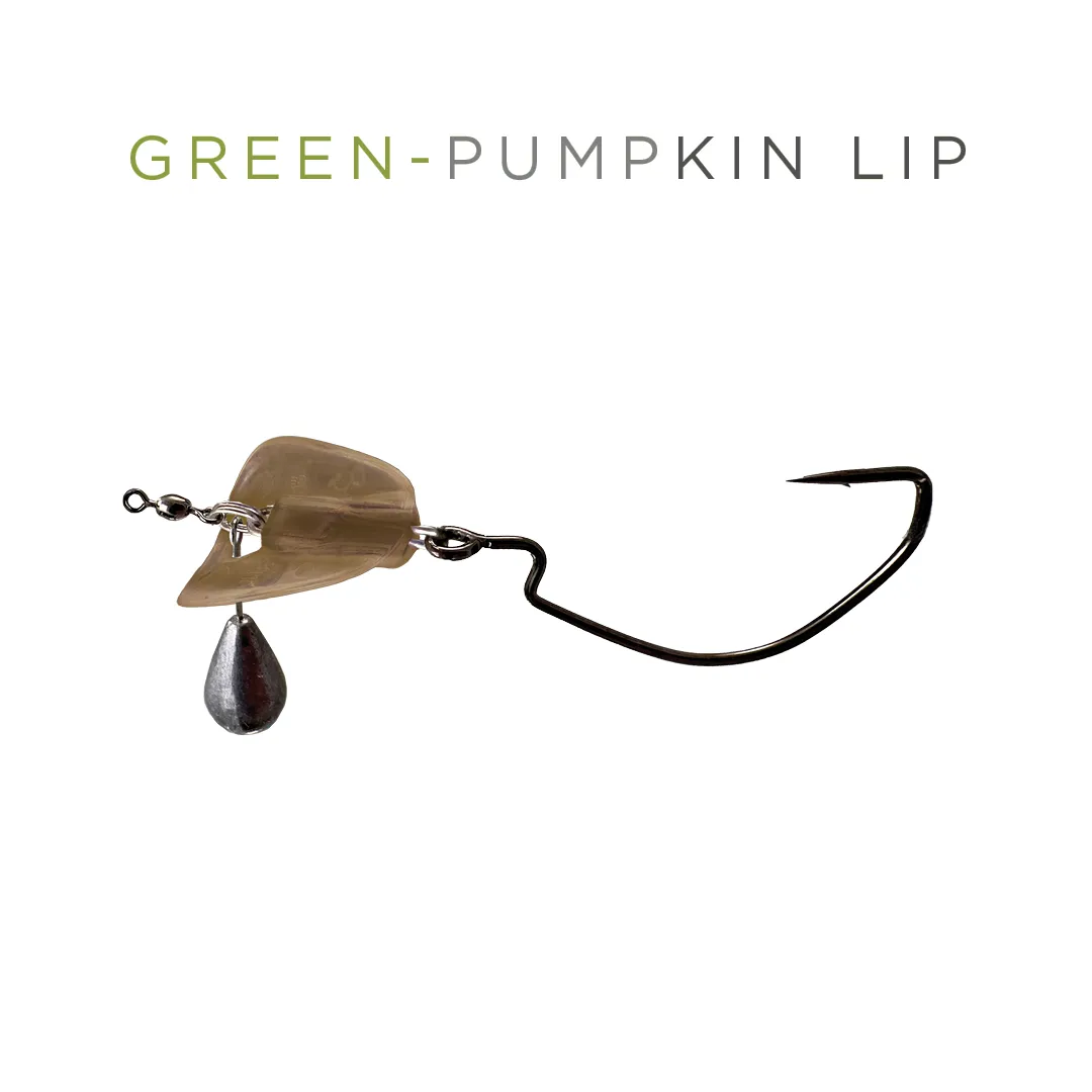 Headbanger BottomRocker jighoved 3/0 Green Pumpkin