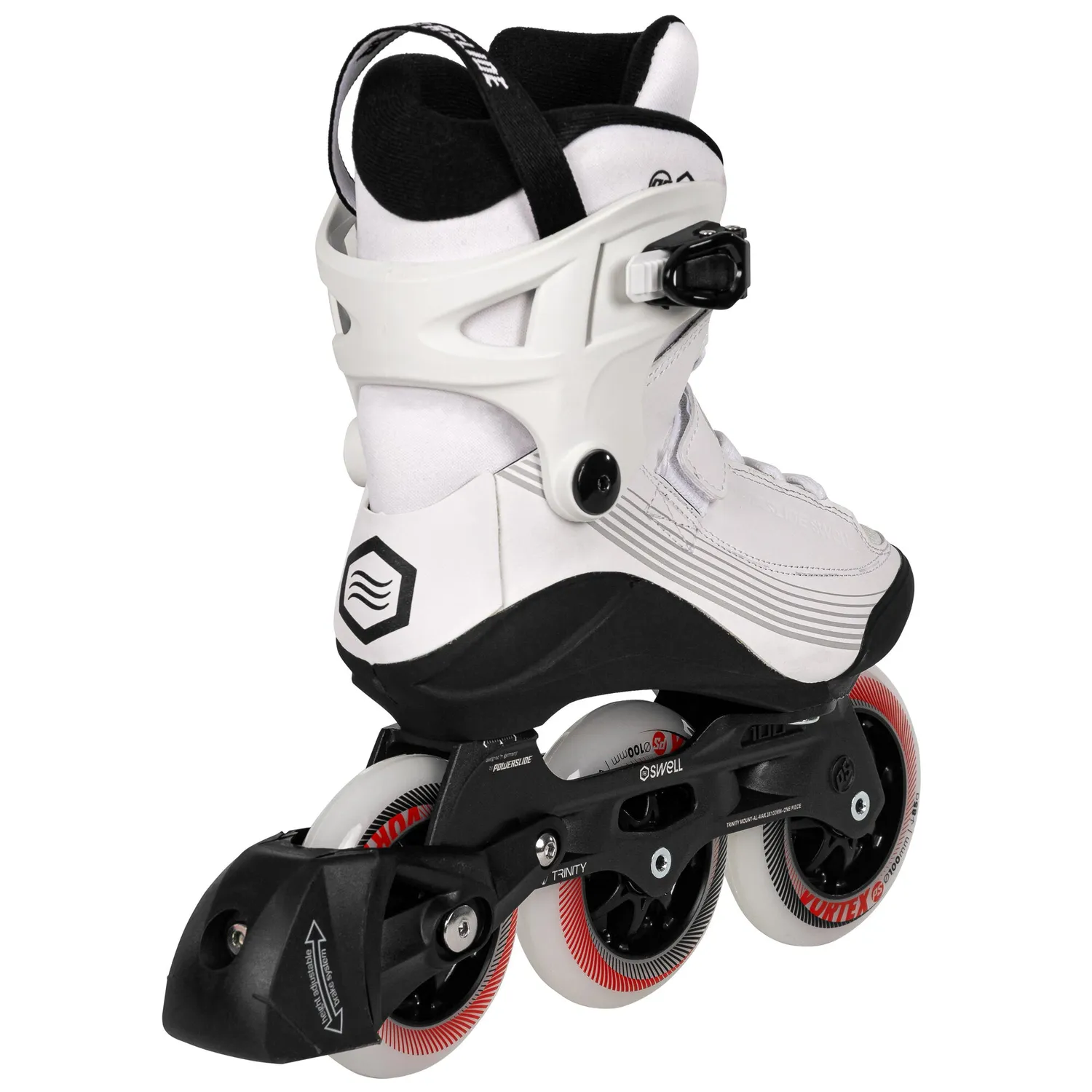 Powerslide Swell Stellar Jr inliners hvid 34-35 100mm