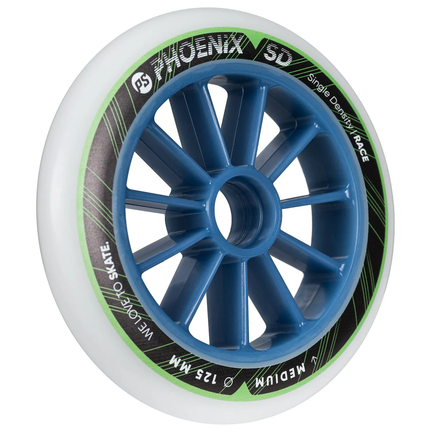 Powerslide Phoenix 125mm SD Medium hjul 6-pak 84A