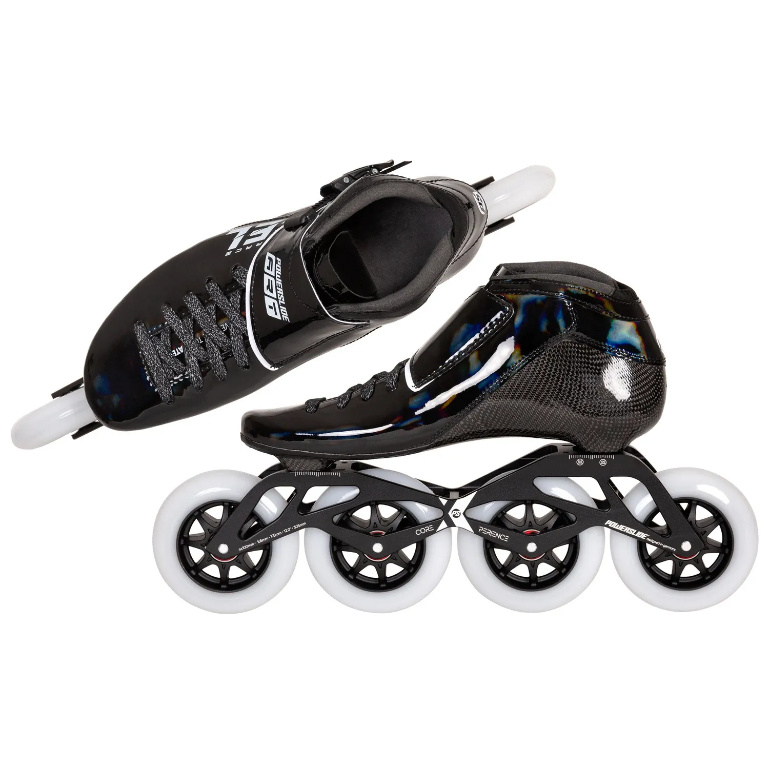 Powerslide Accel Race Black 100 speedskøjter carbon