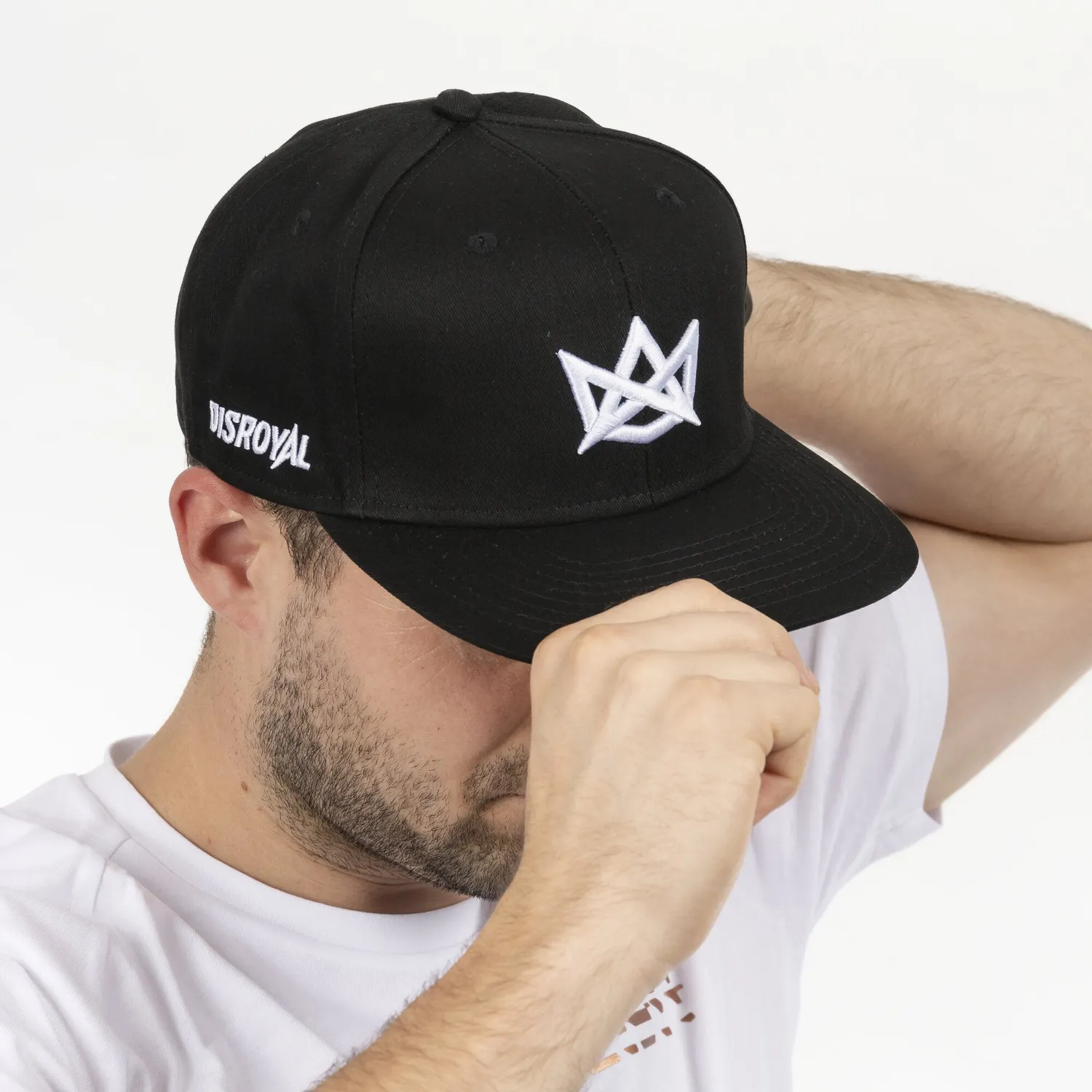 Disroyal Cap kasket bomuld sort one-size