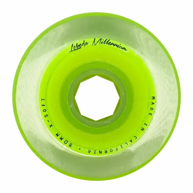 Labeda Millennium X-Soft hjul grøn 72mm 1 stk