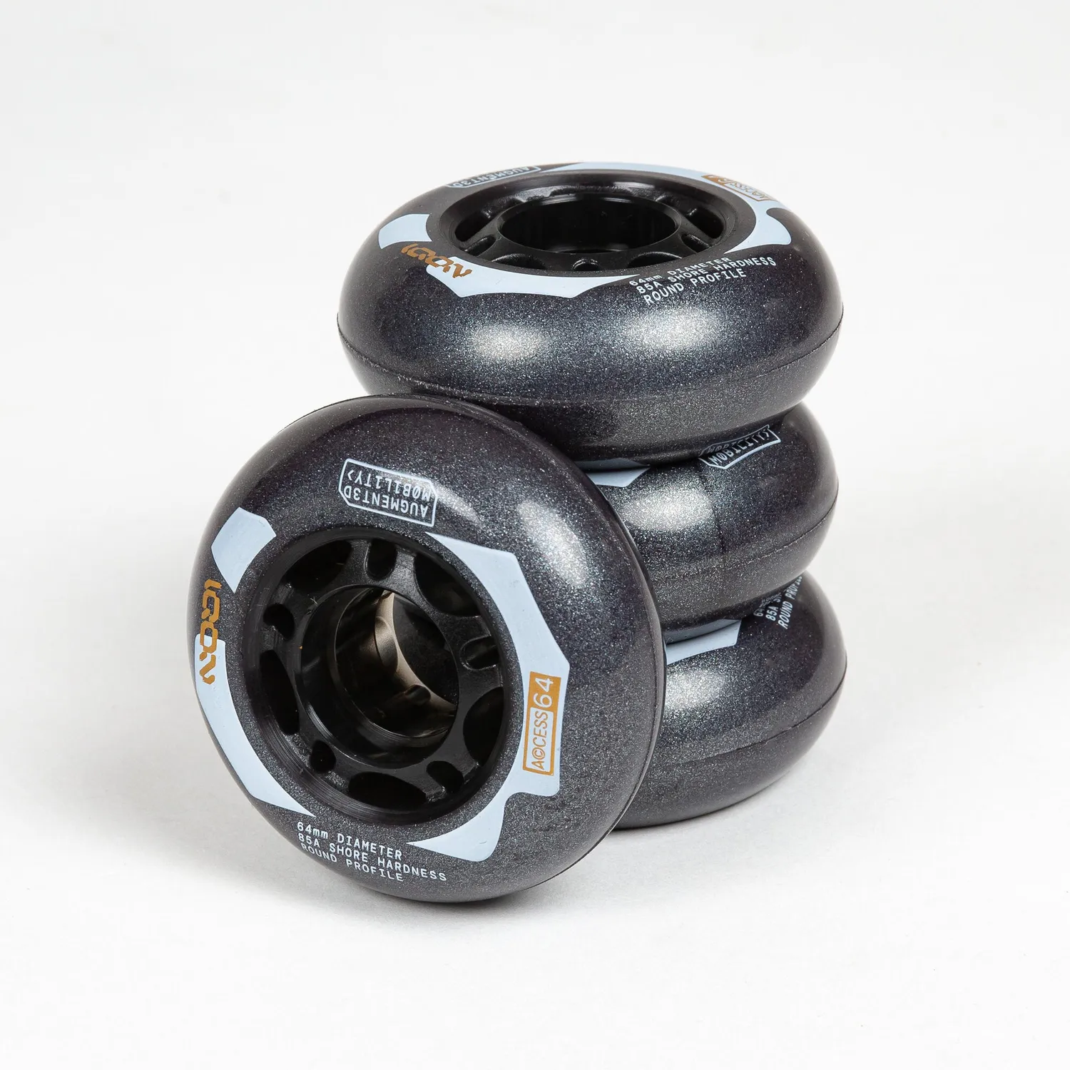 IQON Access 64mm hjul 4-pak mørkegrå