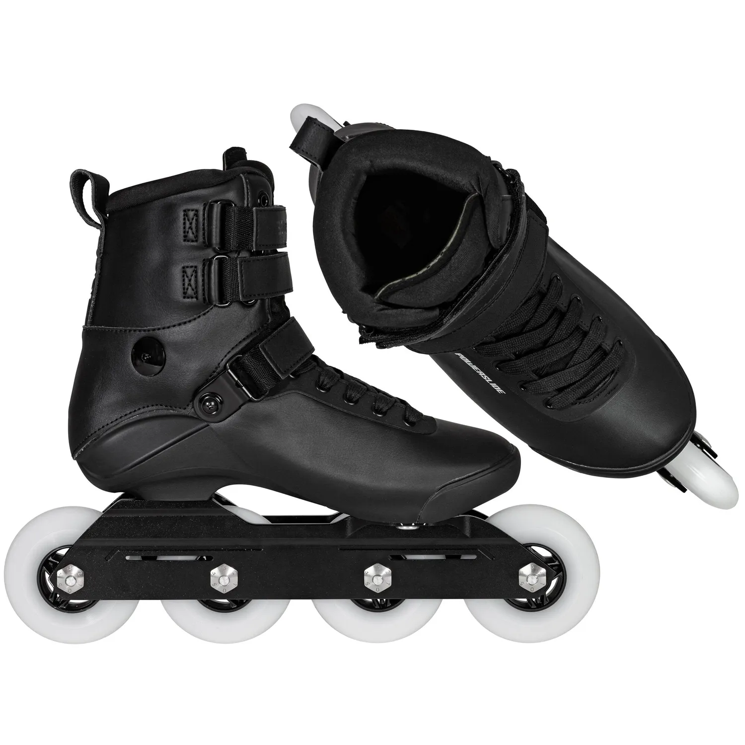 Powerslide Kaze Black 90 rulleskøjter sort Trinity