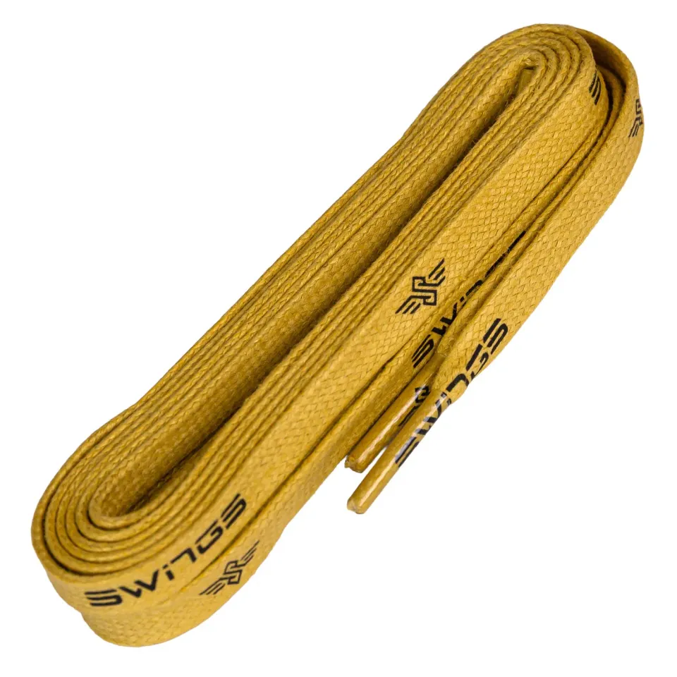 Swings Waxed Superlaces snørebånd guld voksede