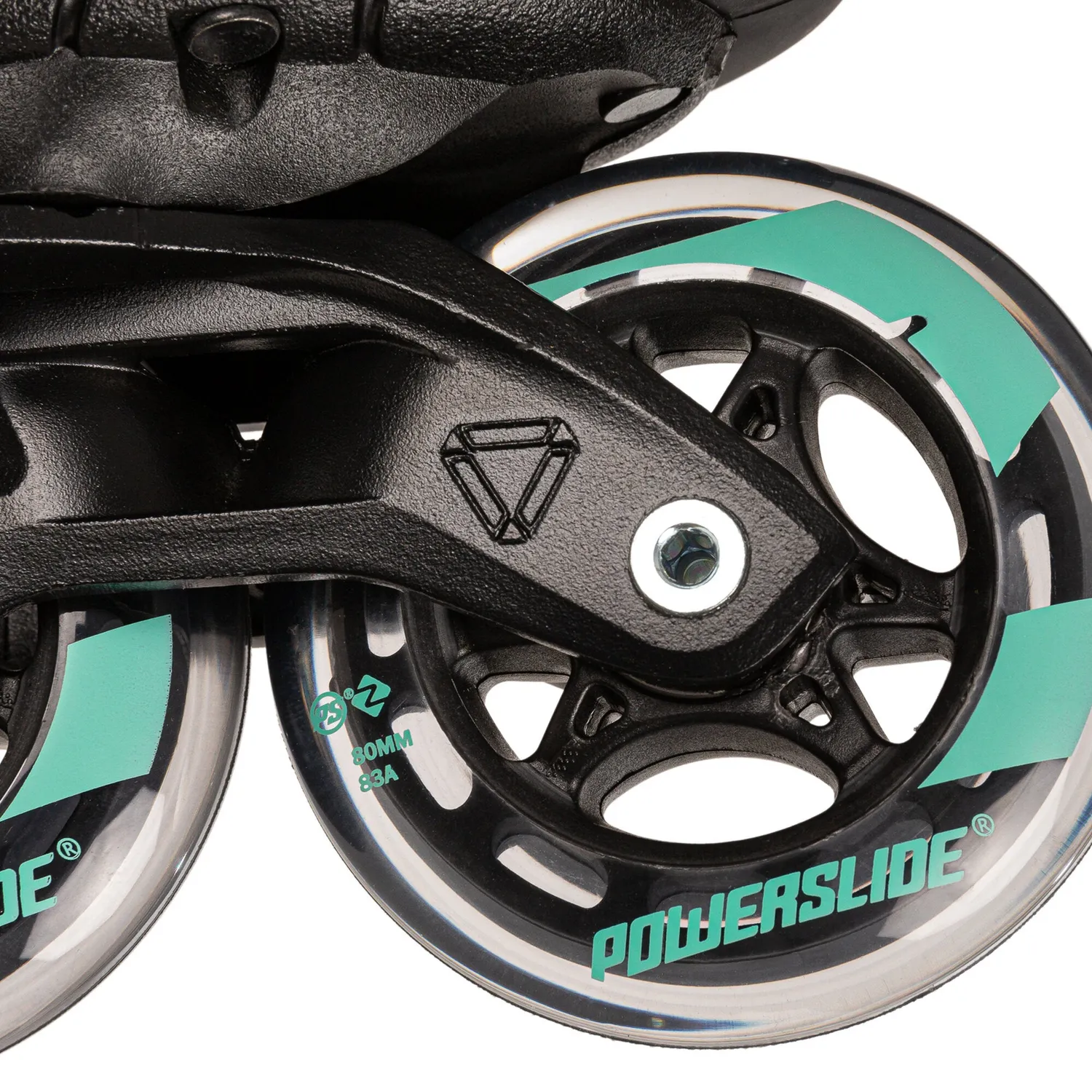 Powerslide Phuzion Xenon Arctic 80 inliners sort 80mm TRINITY