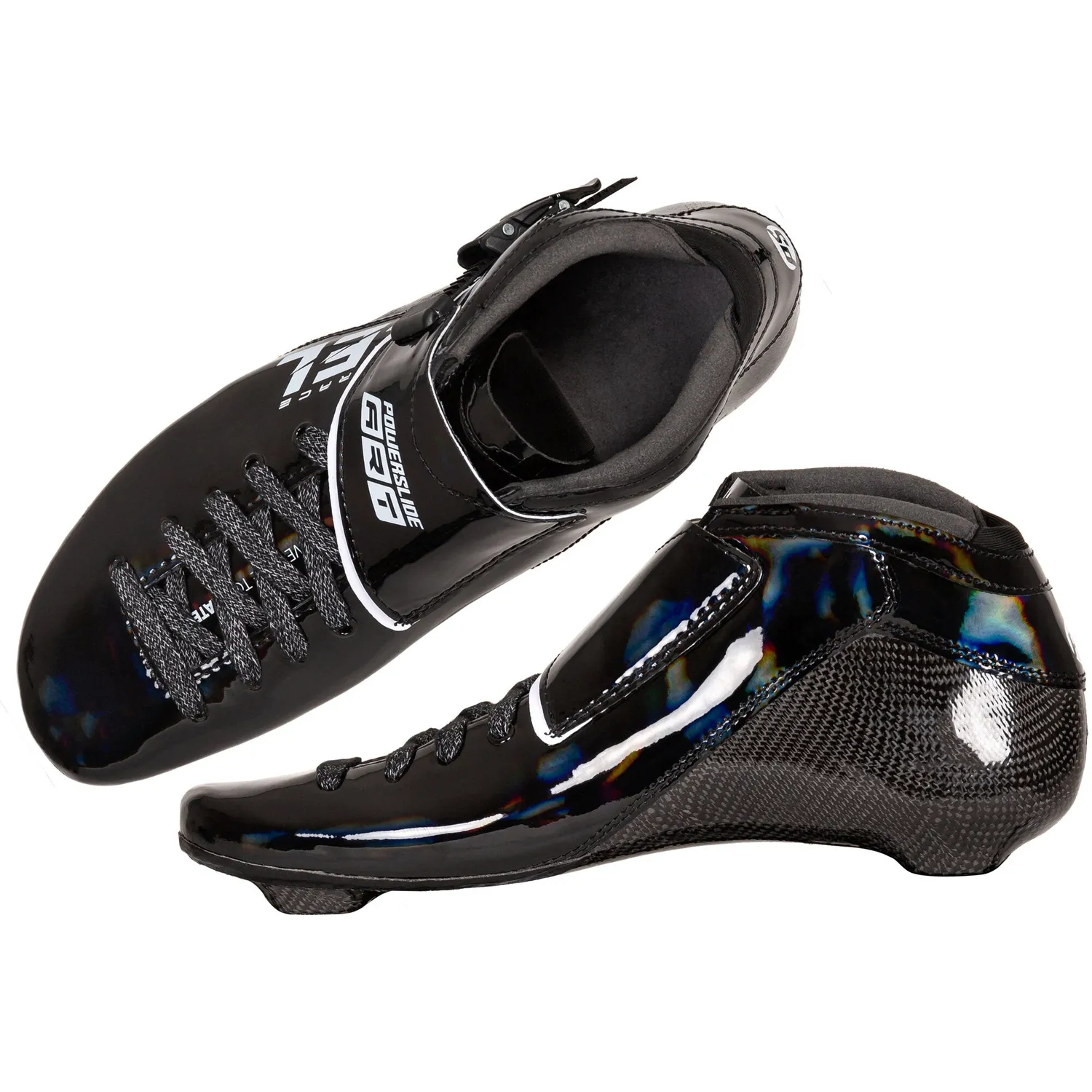 Powerslide Accel Race speedskøjtestøvle sort carbon