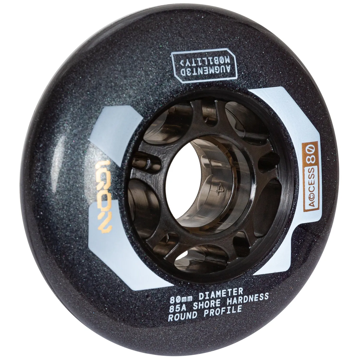 IQON Access Combo 80 inlinerhjul 4-pak morkegra