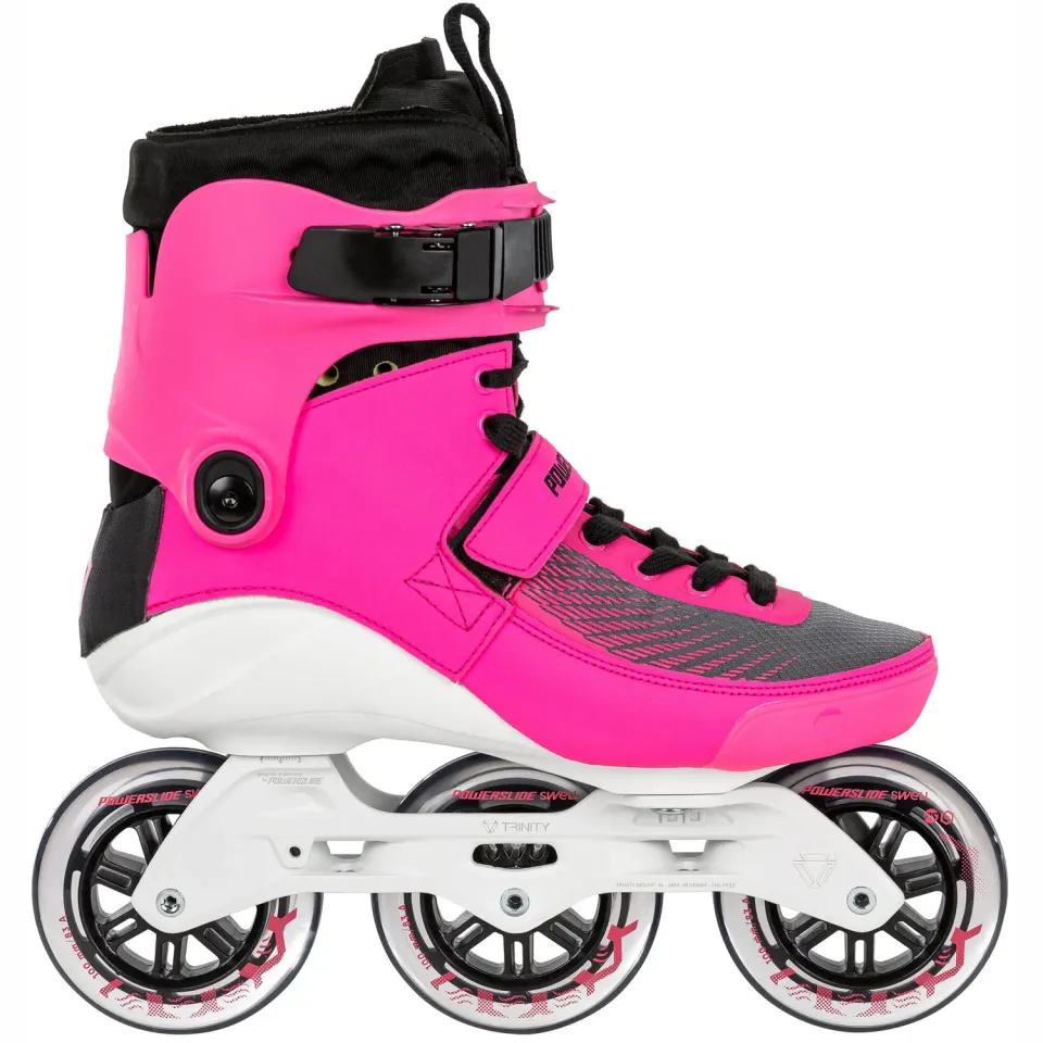 Powerslide Swell Electric Pink 100 rulleskøjter pink 3D