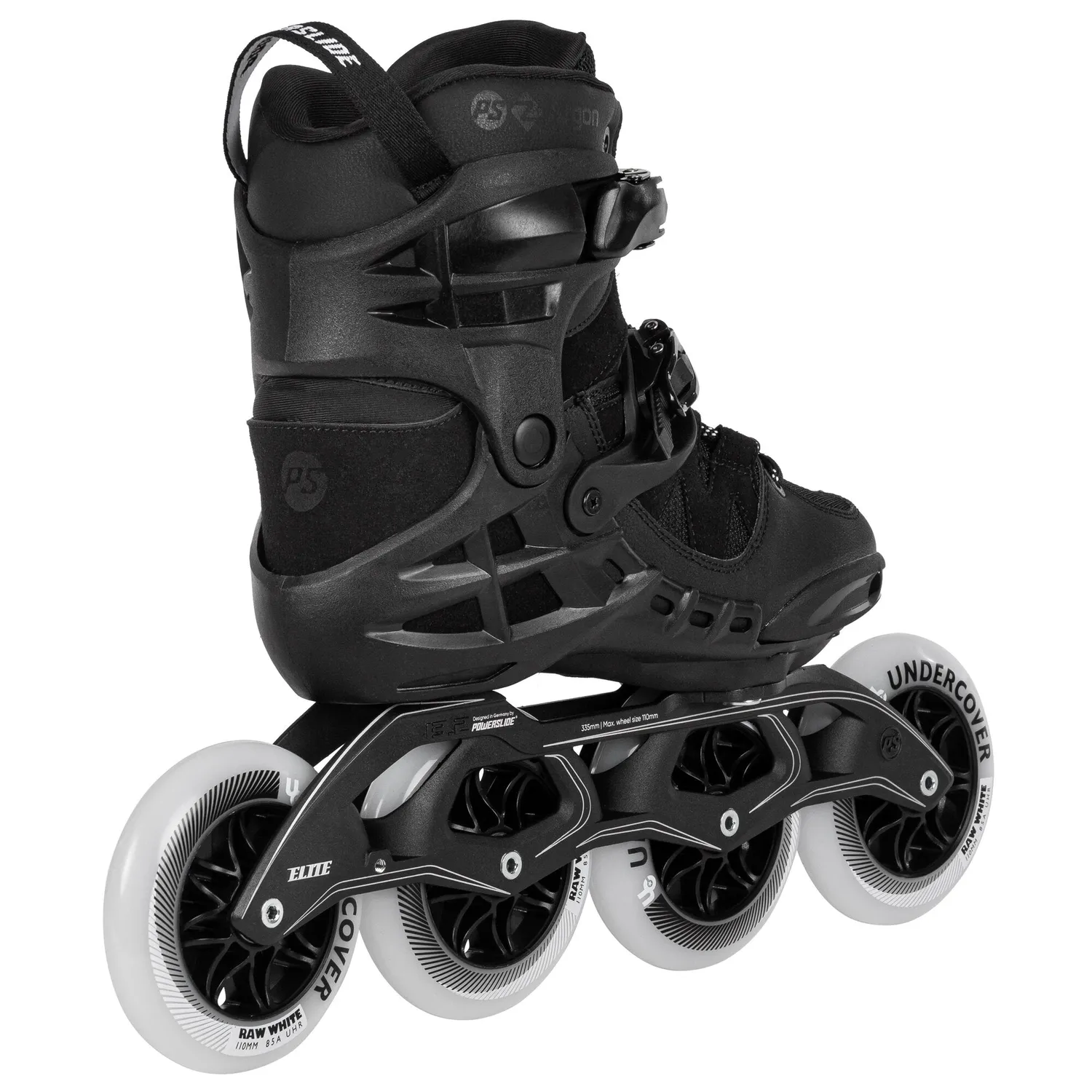 Powerslide Phuzion Argon Road inliners sort 42 110mm