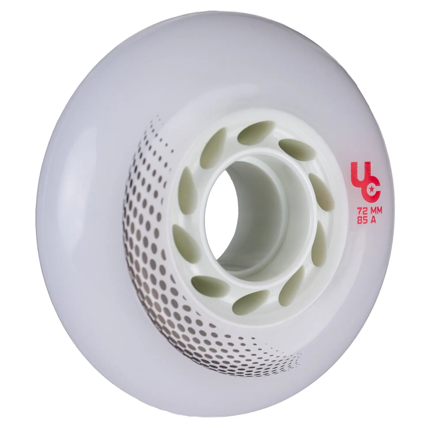 Undercover Vortex 72mm 85A hjul 4-pak hvid