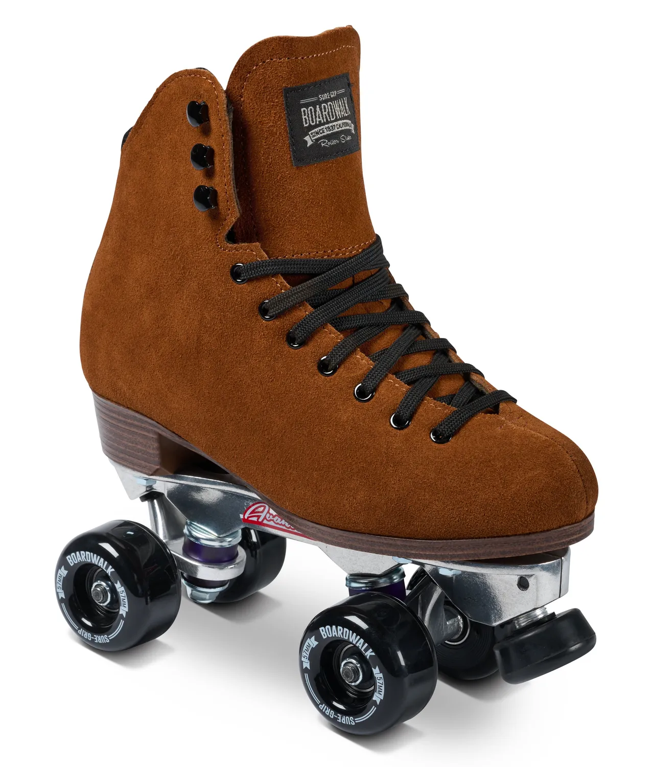 Sure-Grip Boardwalk Avanti rulleskøjter Black Plus 38 smedet