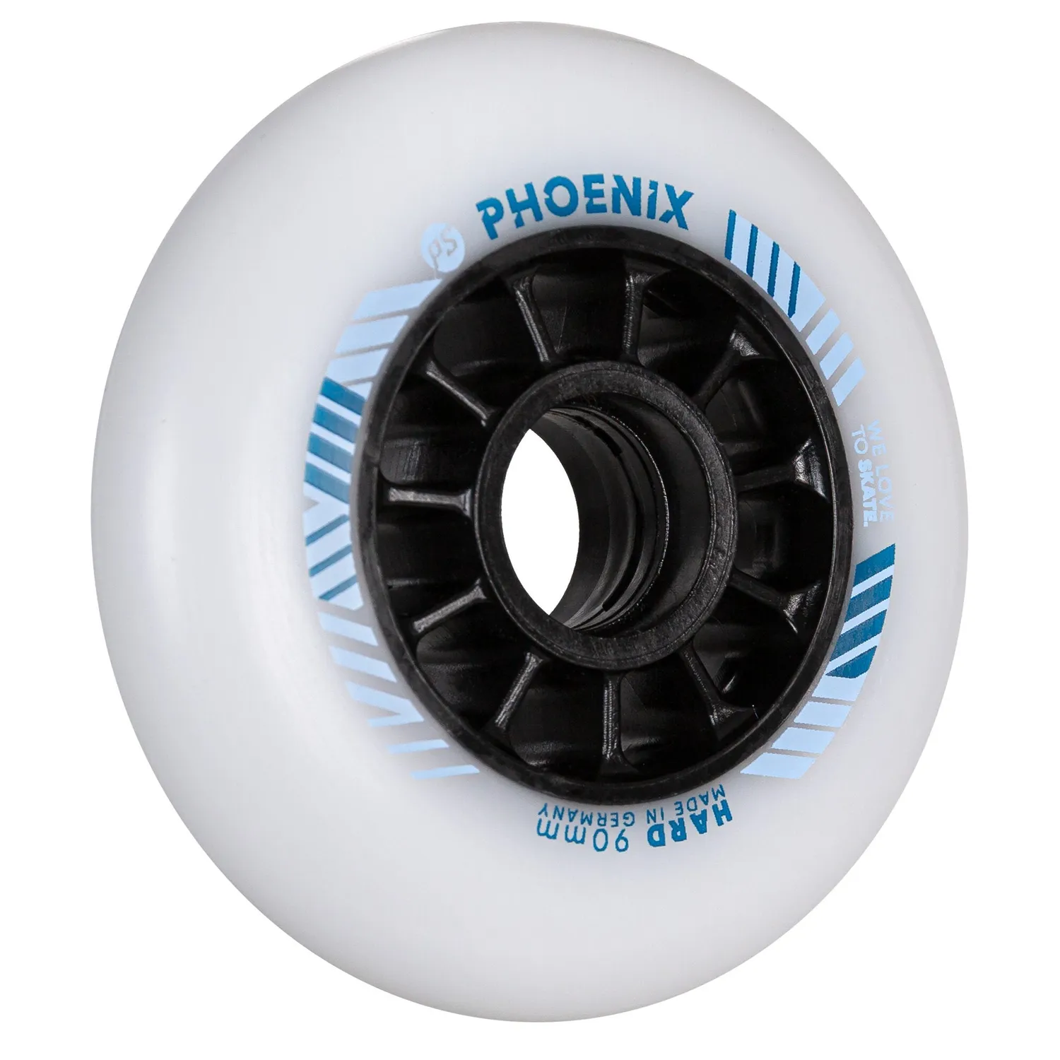 Powerslide Phoenix 90mm DD Hard hjul hvid 8-pak