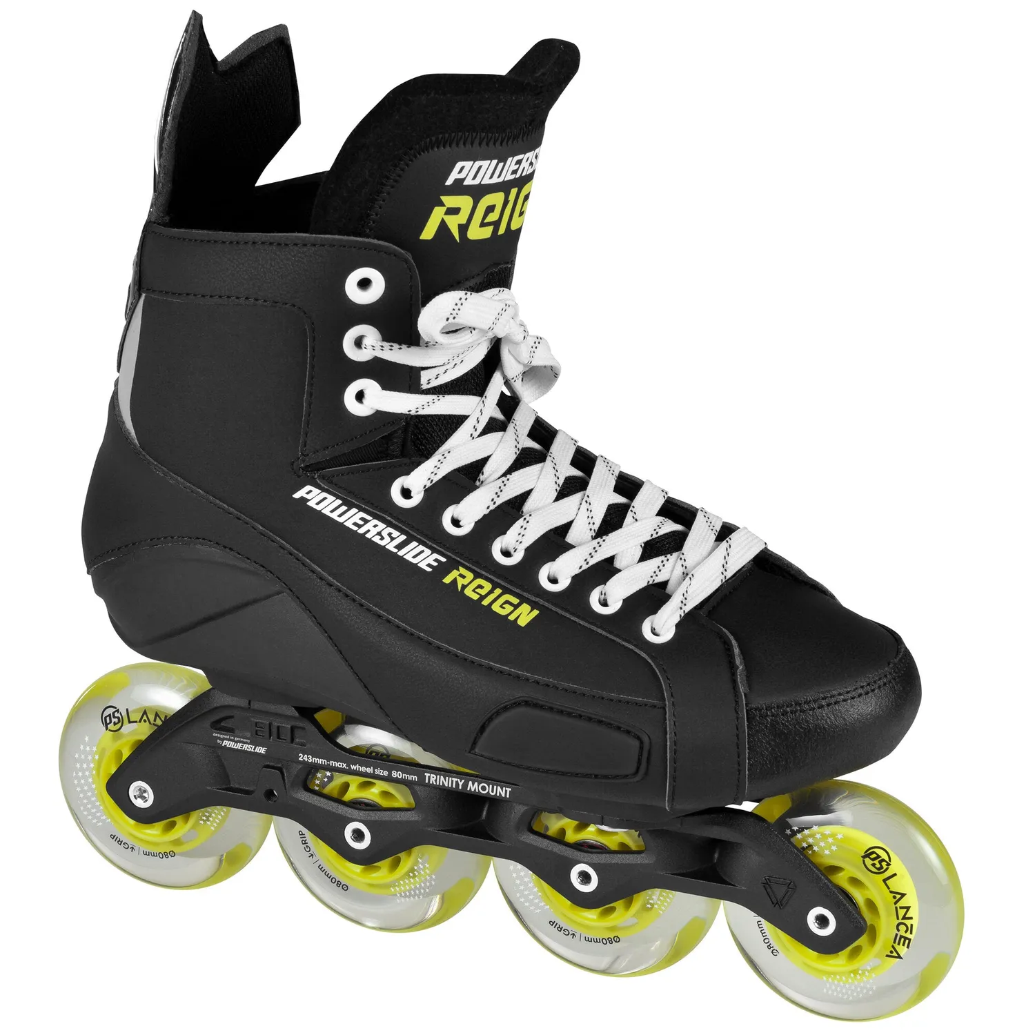 Powerslide Atlas 80 hockey rulleskøjter sort TRINITY
