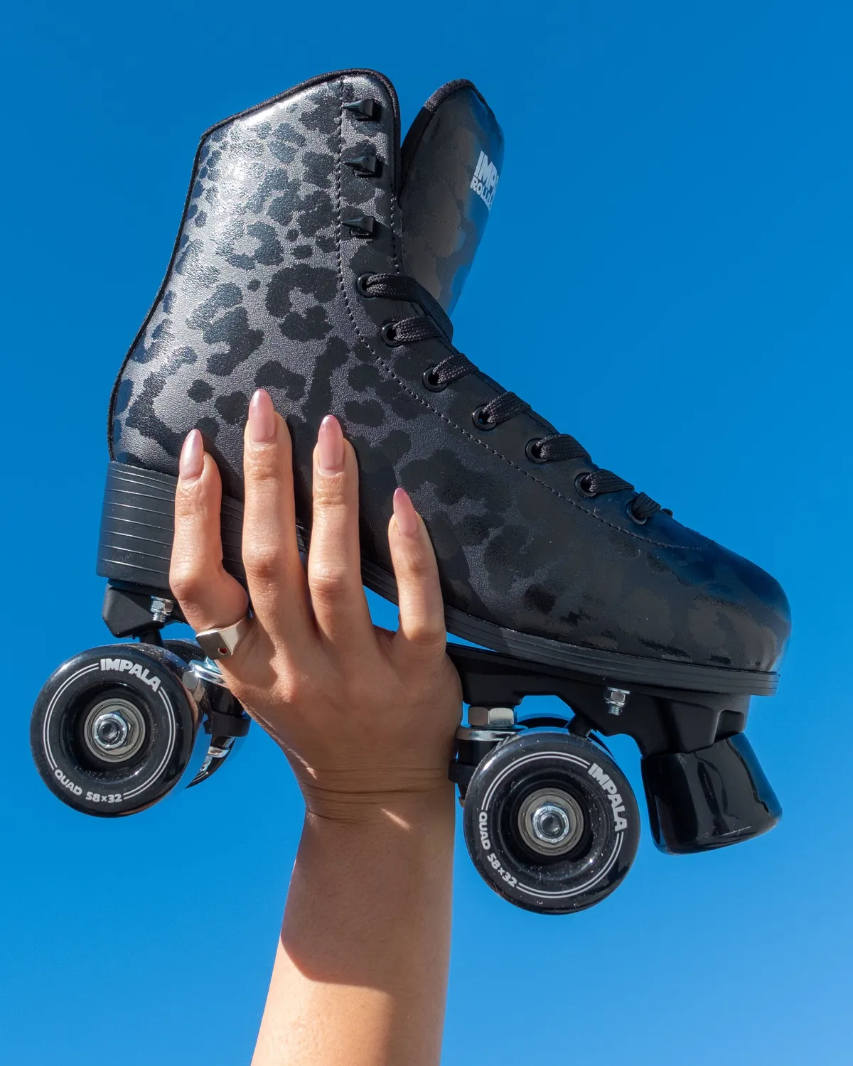 Impala Roller Skates Black Leopard rulleskøjter PVC