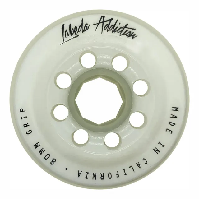 Labeda Addiction hockeyhjul hvid 80mm grip