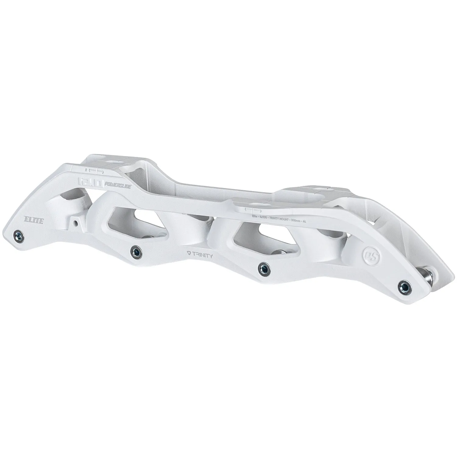 Powerslide Elite 305 4x100 ramme hvid TRI