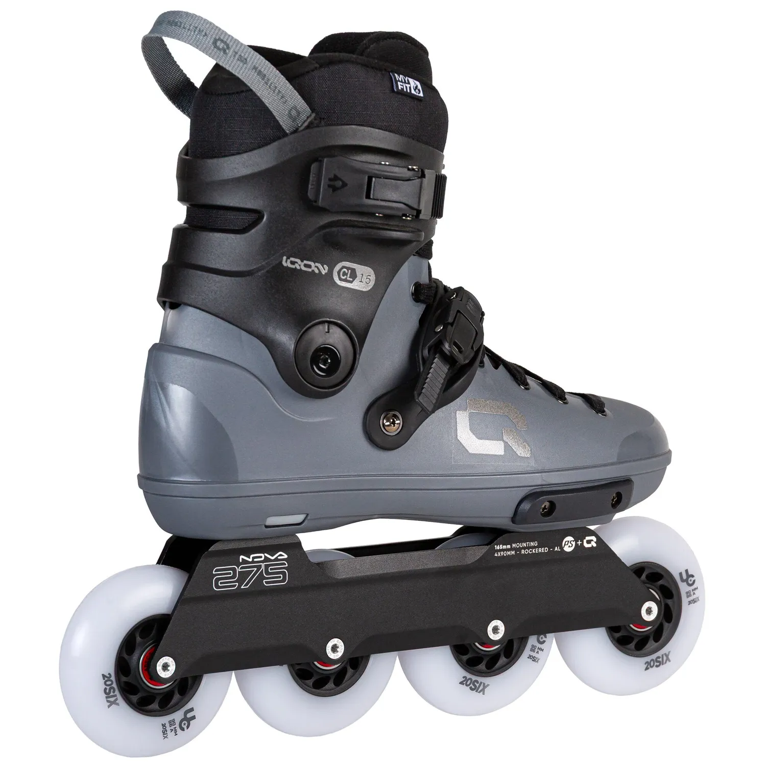IQON CL 15 Silver rulleskøjter 4x90mm urban sort