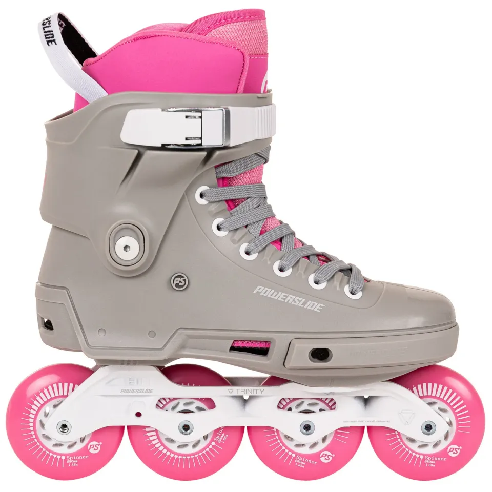 Powerslide Next SL Pink 80 rulleskøjter 36-37 grå