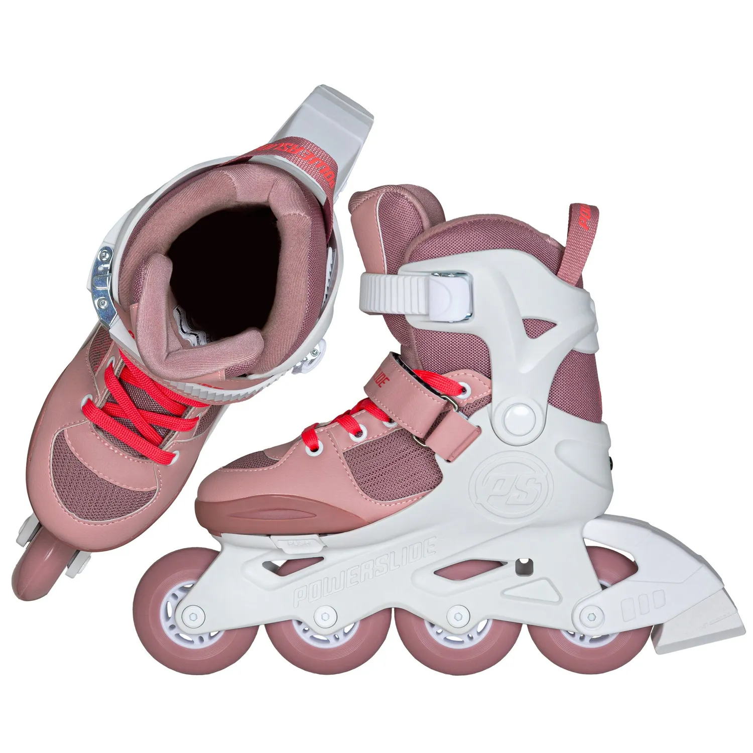 Powerslide Rocket Pale Mauve justerbare børneinliners