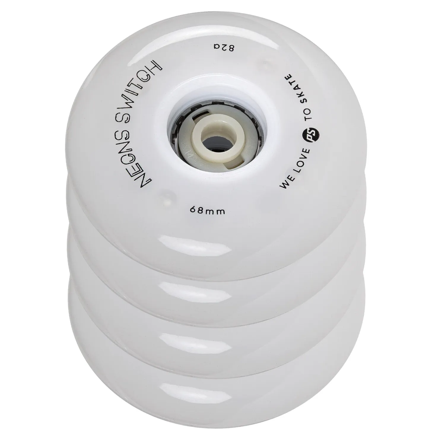 Powerslide Neons Switch LED 68/82A hjul 4-pak