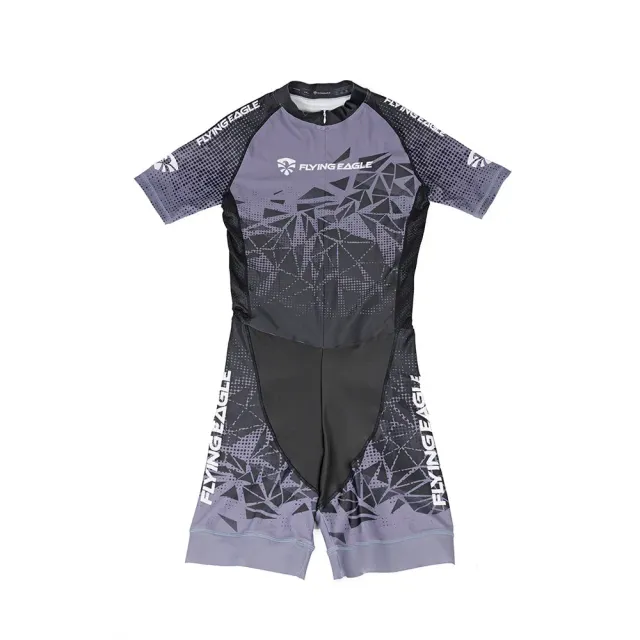 Flying Eagle Speed Skin Suit speeddragt Black Grey aerodynamisk