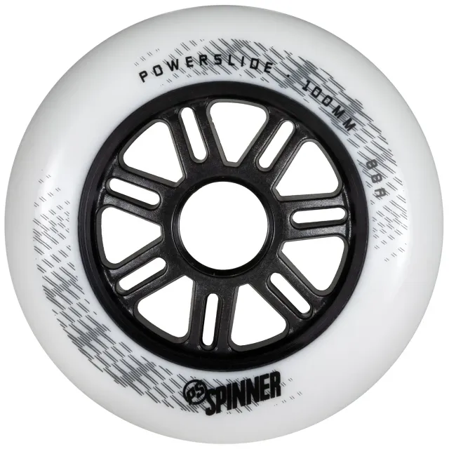Powerslide Spinner 100 88A hjul 3-pak hvid