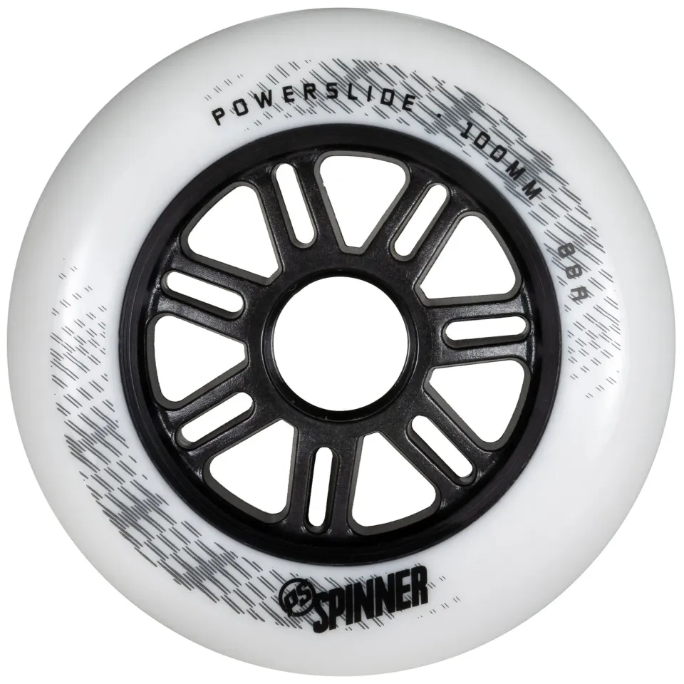 Powerslide Spinner 100 88A hjul 3-pak hvid