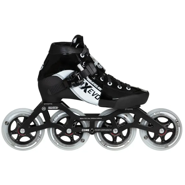 Powerslide 3X Adj Evo speedskøjter sort/hvid