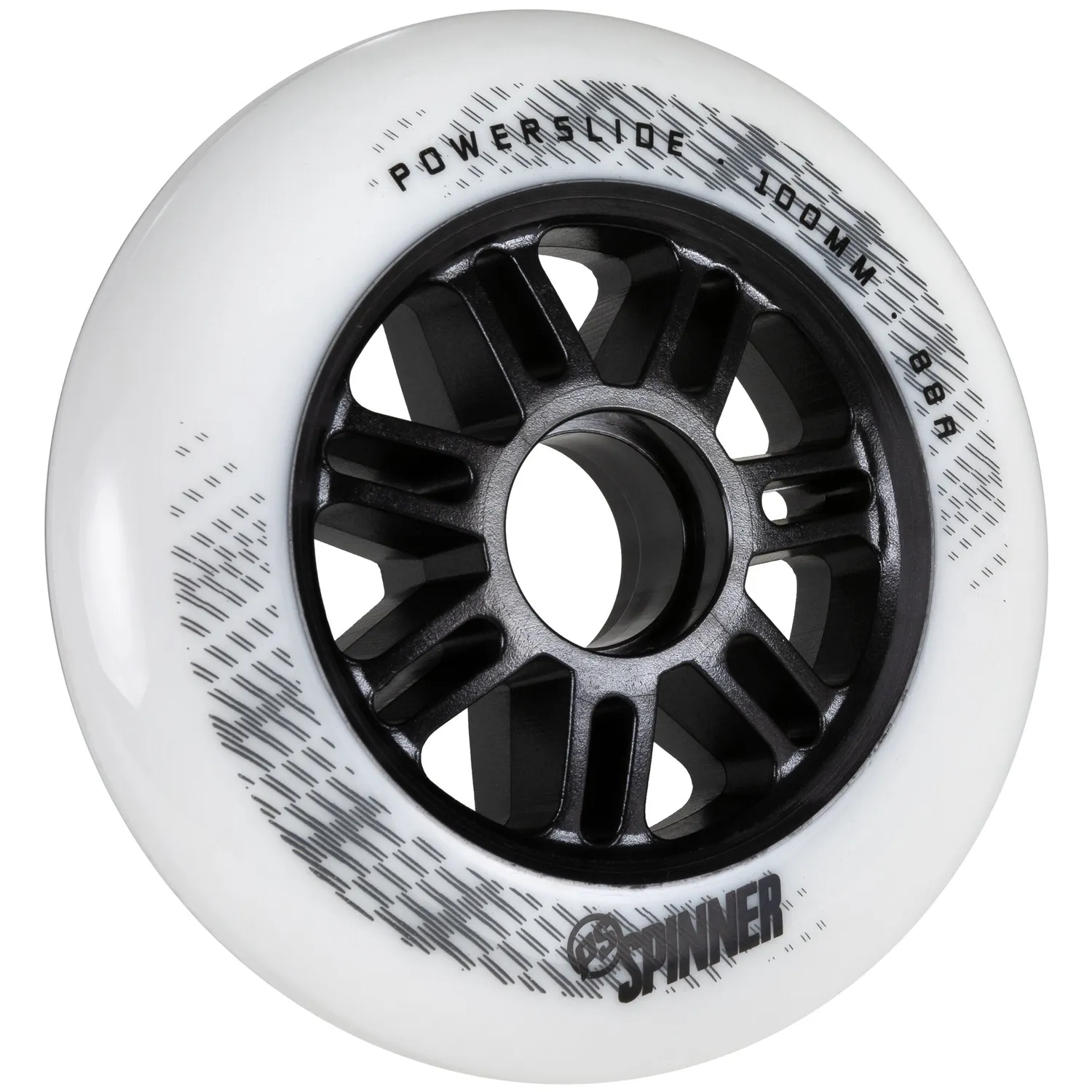 Powerslide Spinner 100 88A hjul 3-pak hvid