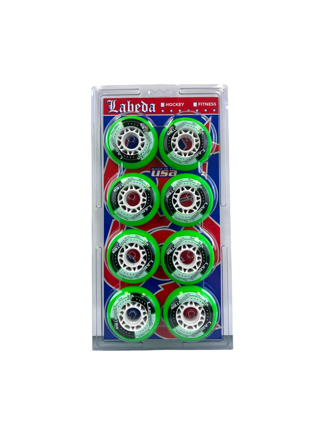 Labeda Shooter All Purpose inlinehjul 80mm grøn allround